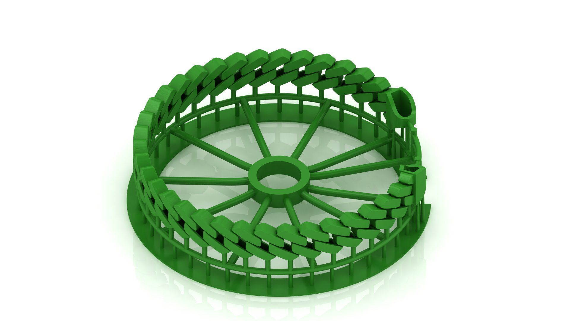 27 DIFFERENT SIZE MASSIVE SPIRAL  MIAMI CUBAN LINK BRACELET  3D Model Collection_8