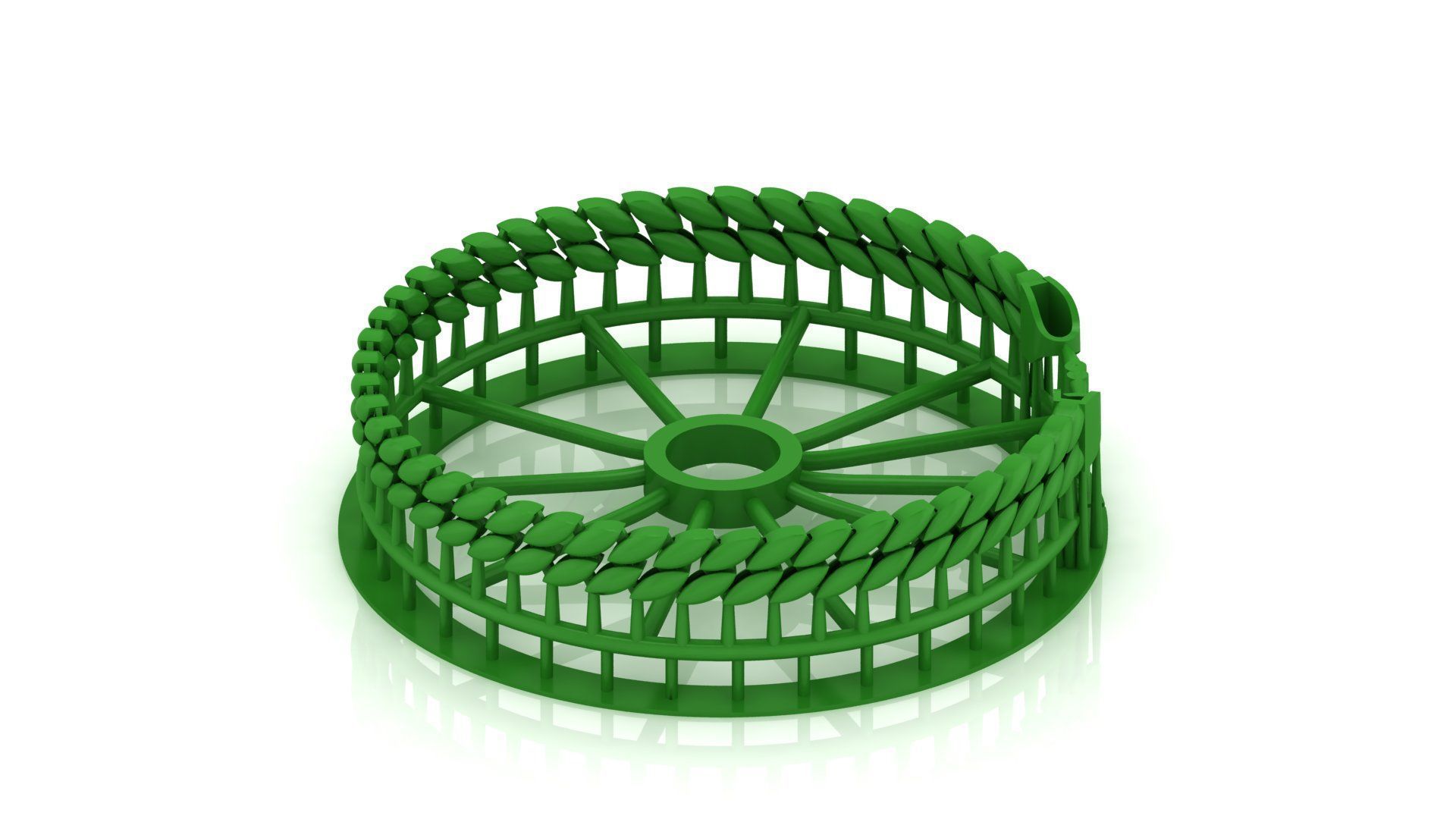 27 DIFFERENT SIZE MASSIVE SPIRAL  MIAMI CUBAN LINK BRACELET  3D Model Collection_13