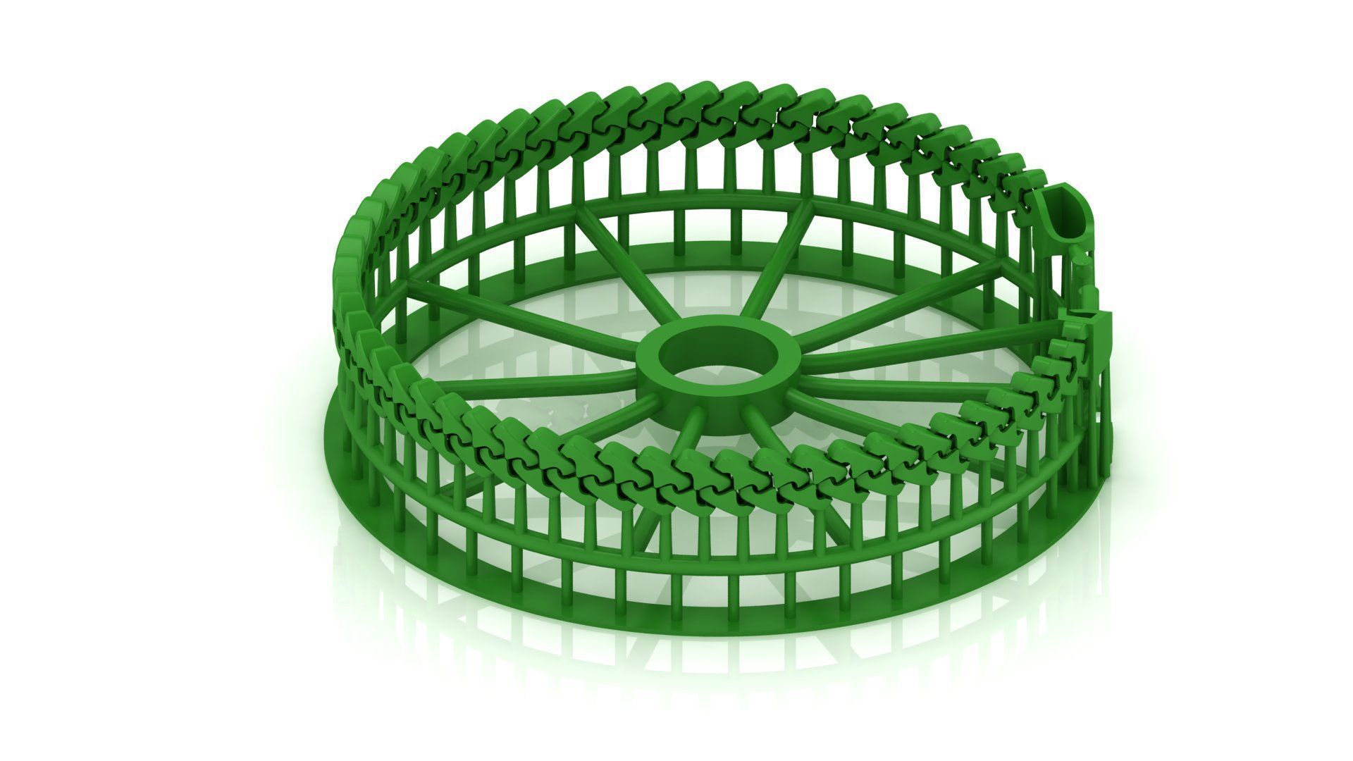 27 DIFFERENT SIZE MASSIVE SPIRAL  MIAMI CUBAN LINK BRACELET  3D Model Collection_19