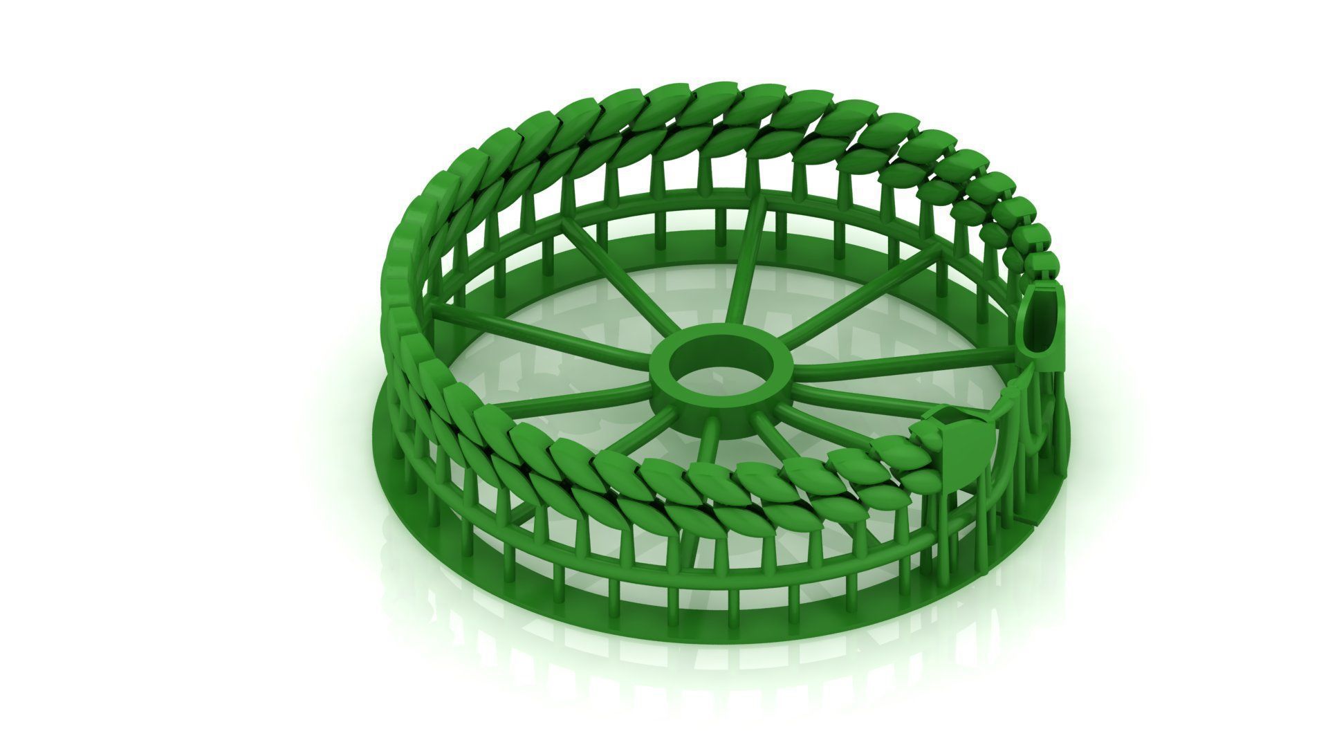 27 DIFFERENT SIZE MASSIVE SPIRAL  MIAMI CUBAN LINK BRACELET  3D Model Collection_14