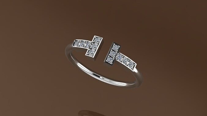 Tiffany  Ring  3D print model