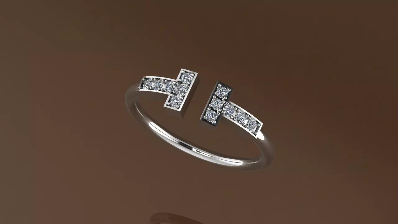 Tiffany Ring 3D print model_0