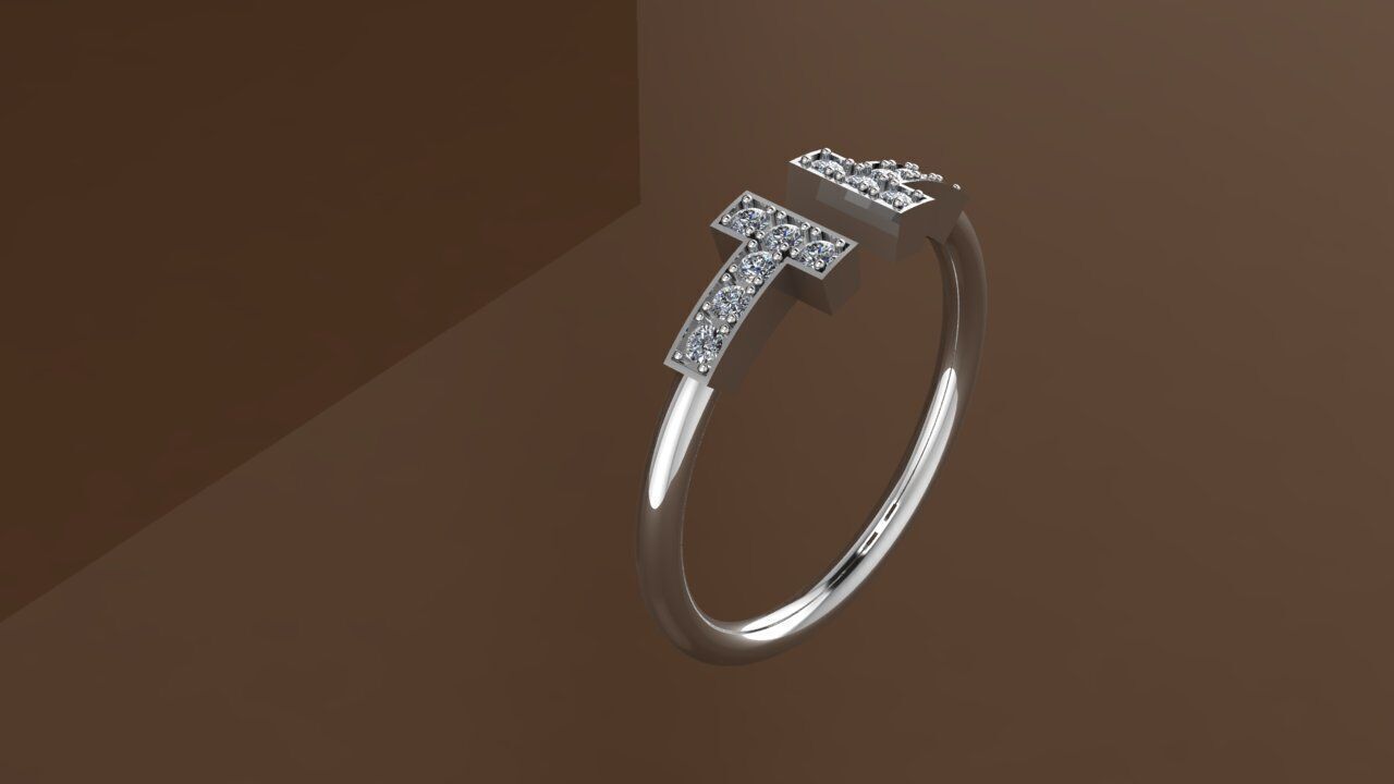 Tiffany Ring 3D print model_4