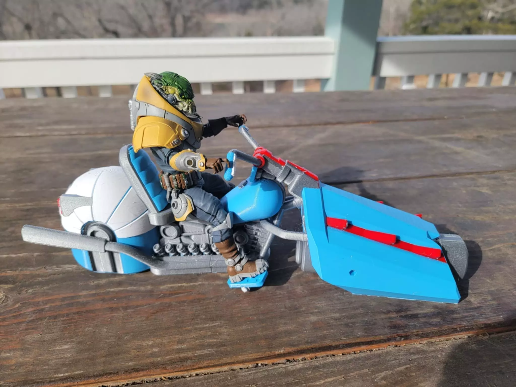 Cosmic Legions Noveunn Leen Hoverbike Vehicle 3D print model_0