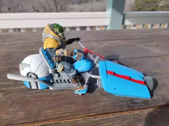 Cosmic Legions Noveunn Leen Hoverbike Vehicle