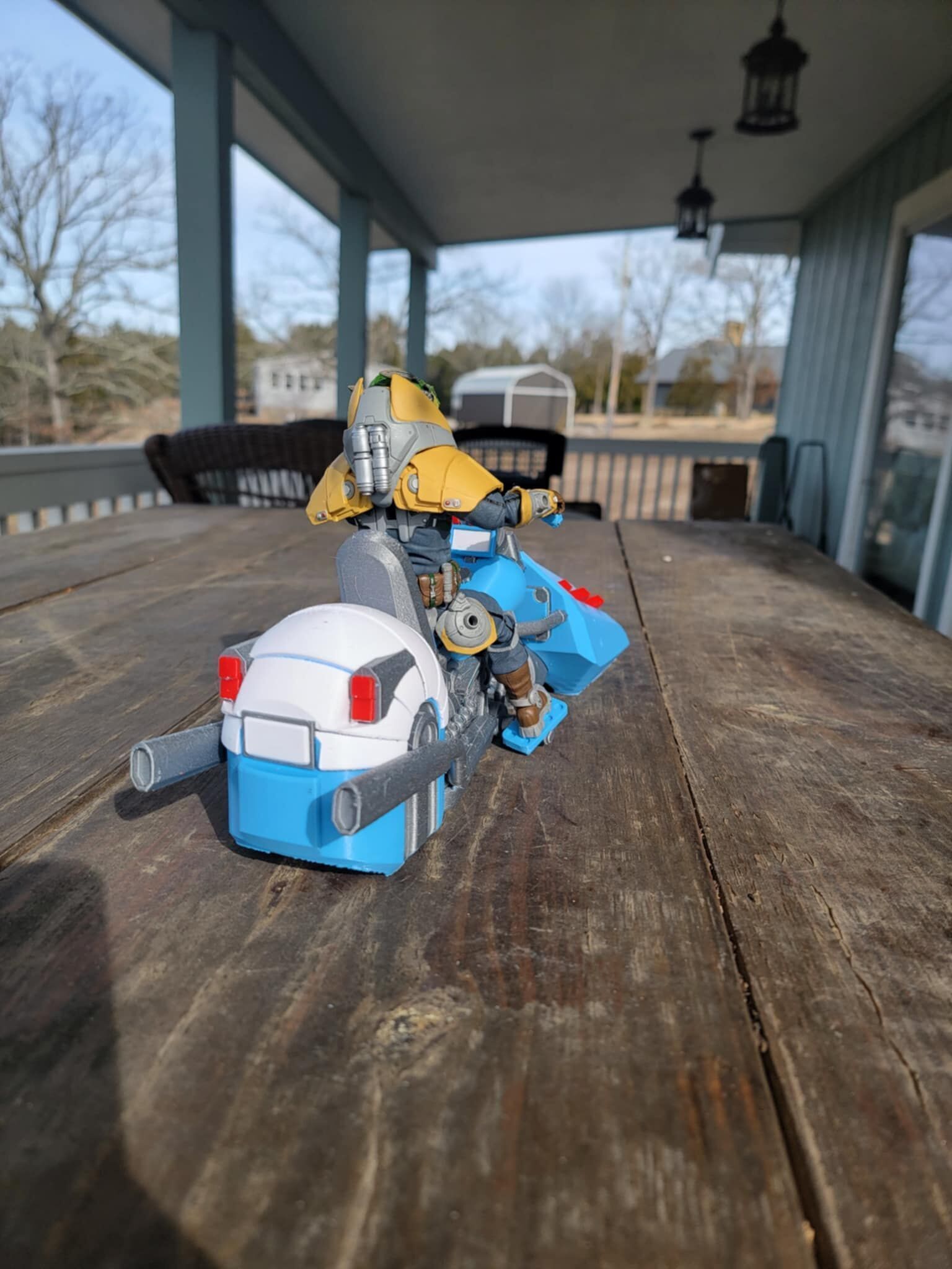 Cosmic Legions Noveunn Leen Hoverbike Vehicle 3D print model_9