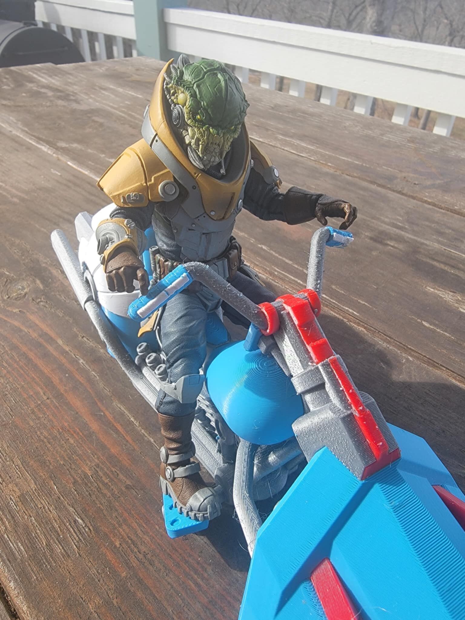 Cosmic Legions Noveunn Leen Hoverbike Vehicle 3D print model_8