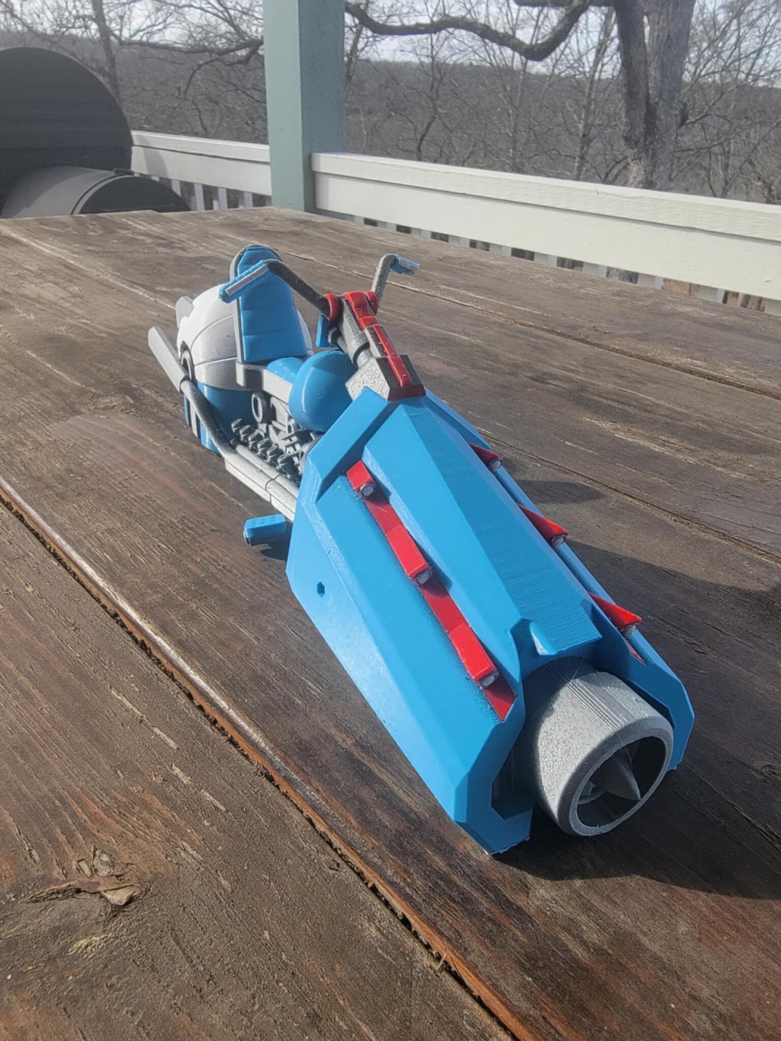 Cosmic Legions Noveunn Leen Hoverbike Vehicle 3D print model_11