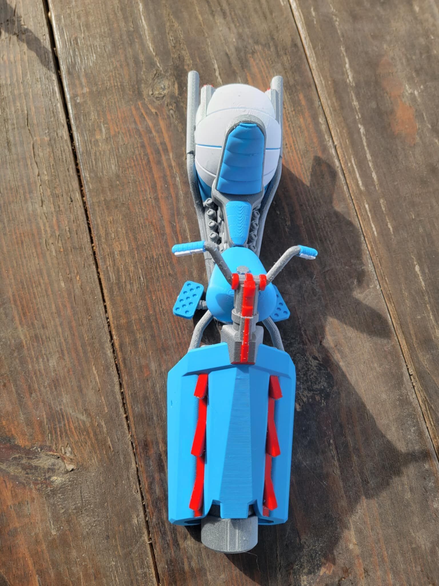 Cosmic Legions Noveunn Leen Hoverbike Vehicle 3D print model_10