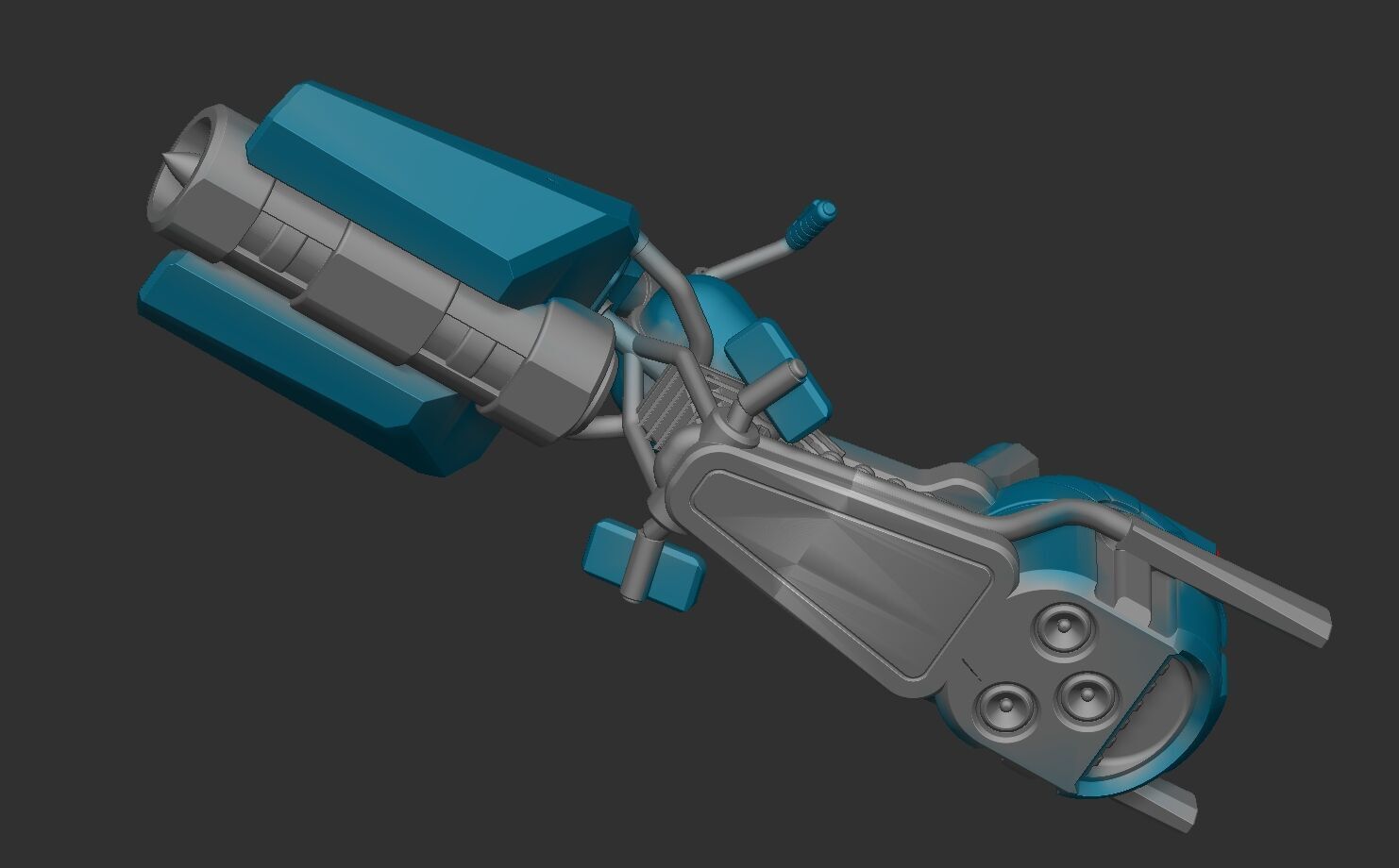 Cosmic Legions Noveunn Leen Hoverbike Vehicle 3D print model_3
