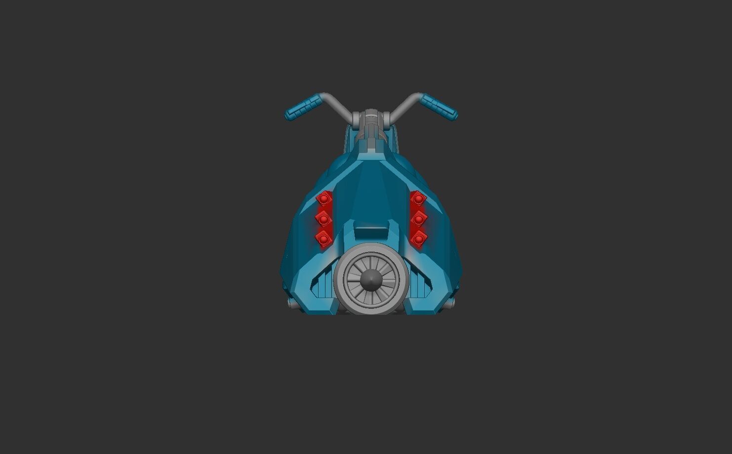 Cosmic Legions Noveunn Leen Hoverbike Vehicle 3D print model_2