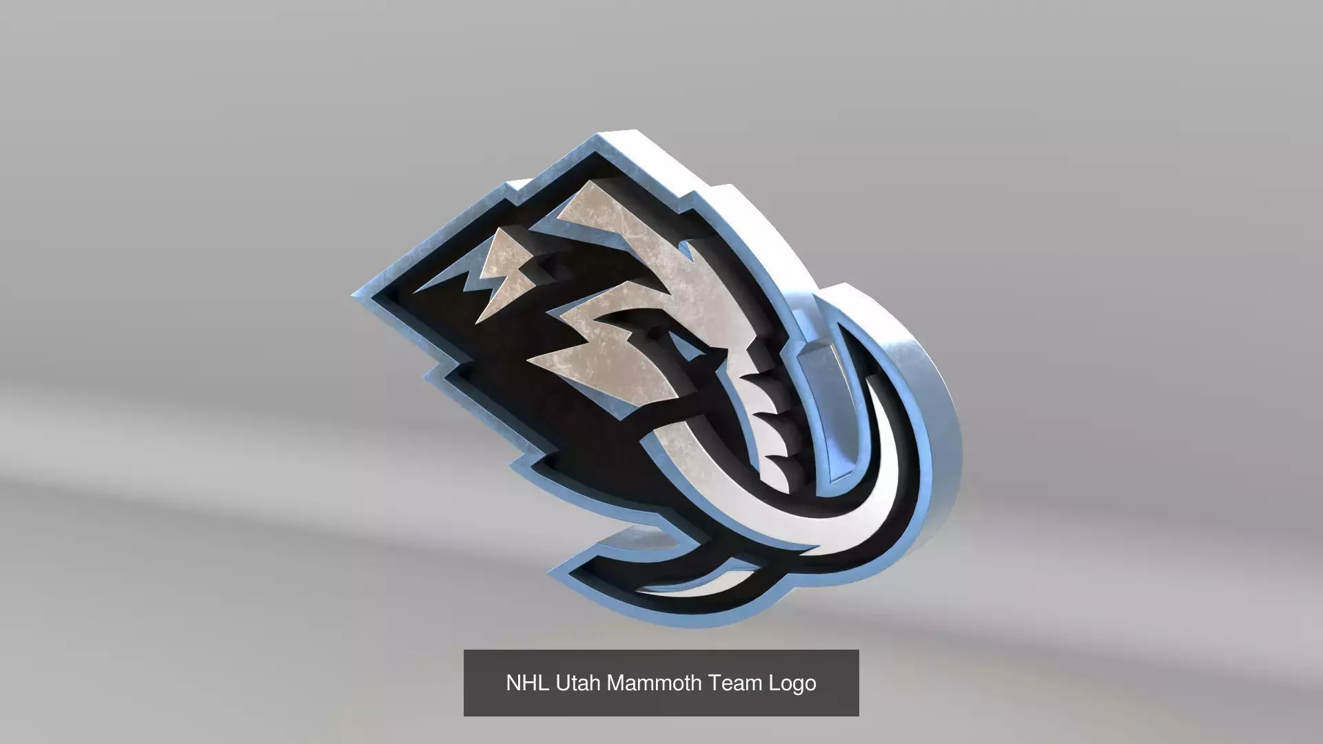 NHL Central Division Teams Logos 3D Model Collection_12