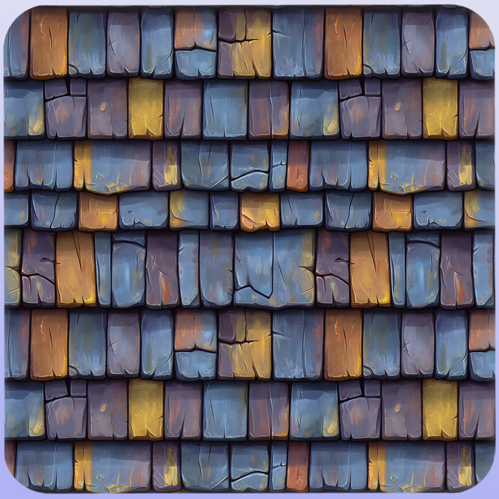 Stylized Roof Seamless Texture Texture_5