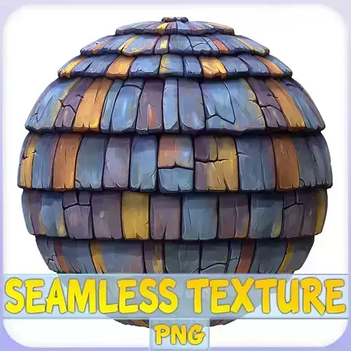 Stylized Roof Seamless Texture
