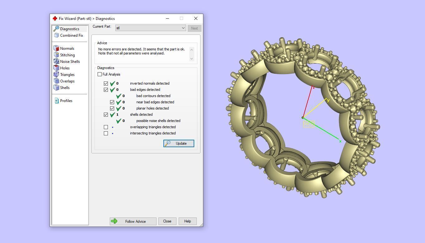 Gold N1260 3D print model_5