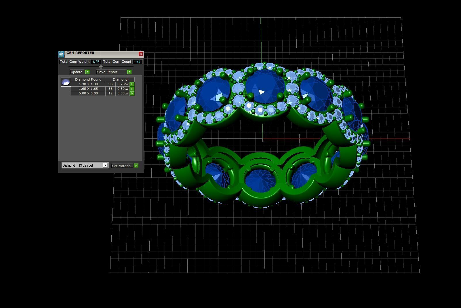 Gold N1260 3D print model_3