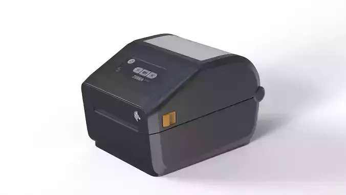 ZEBRA ZD421 Direct Thermal Desktop Printer Low-poly 3D model