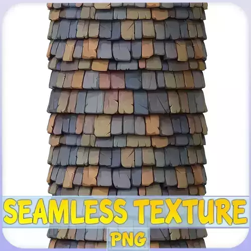 Stylized Roof Seamless Texture