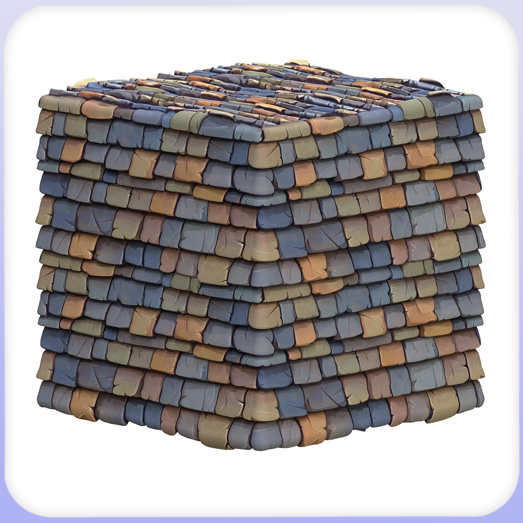 Stylized Roof Seamless Texture Texture_4