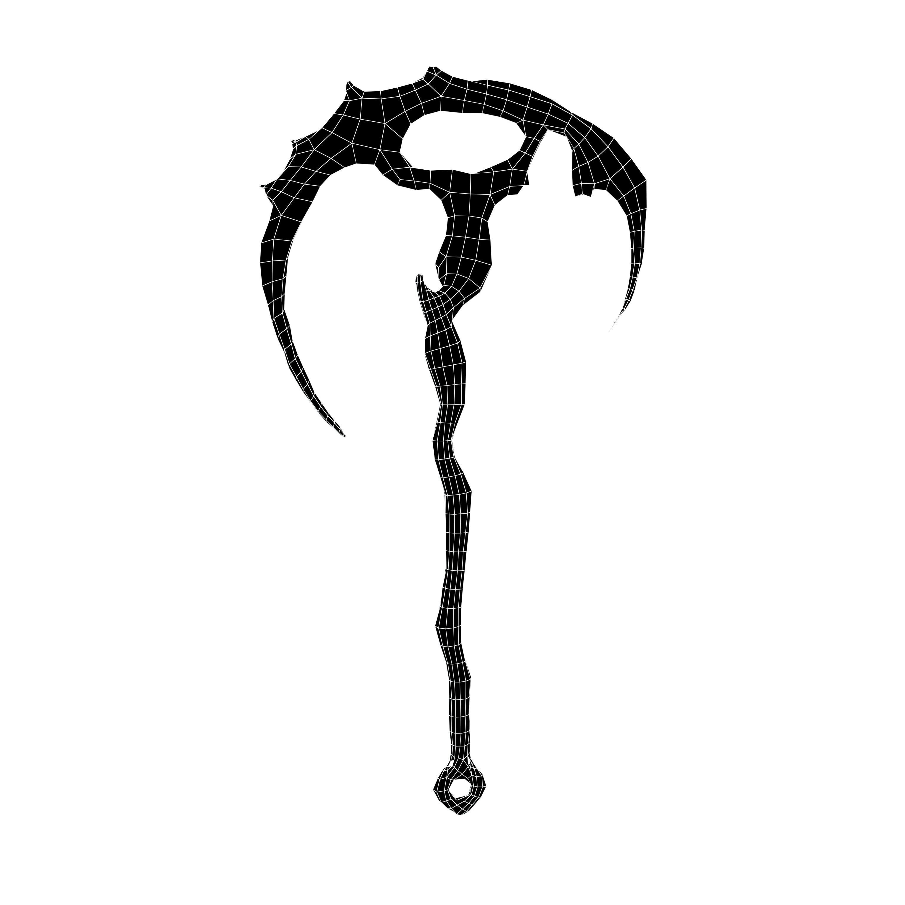 Cartoon Blade v1 001 Low-poly 3D model_5