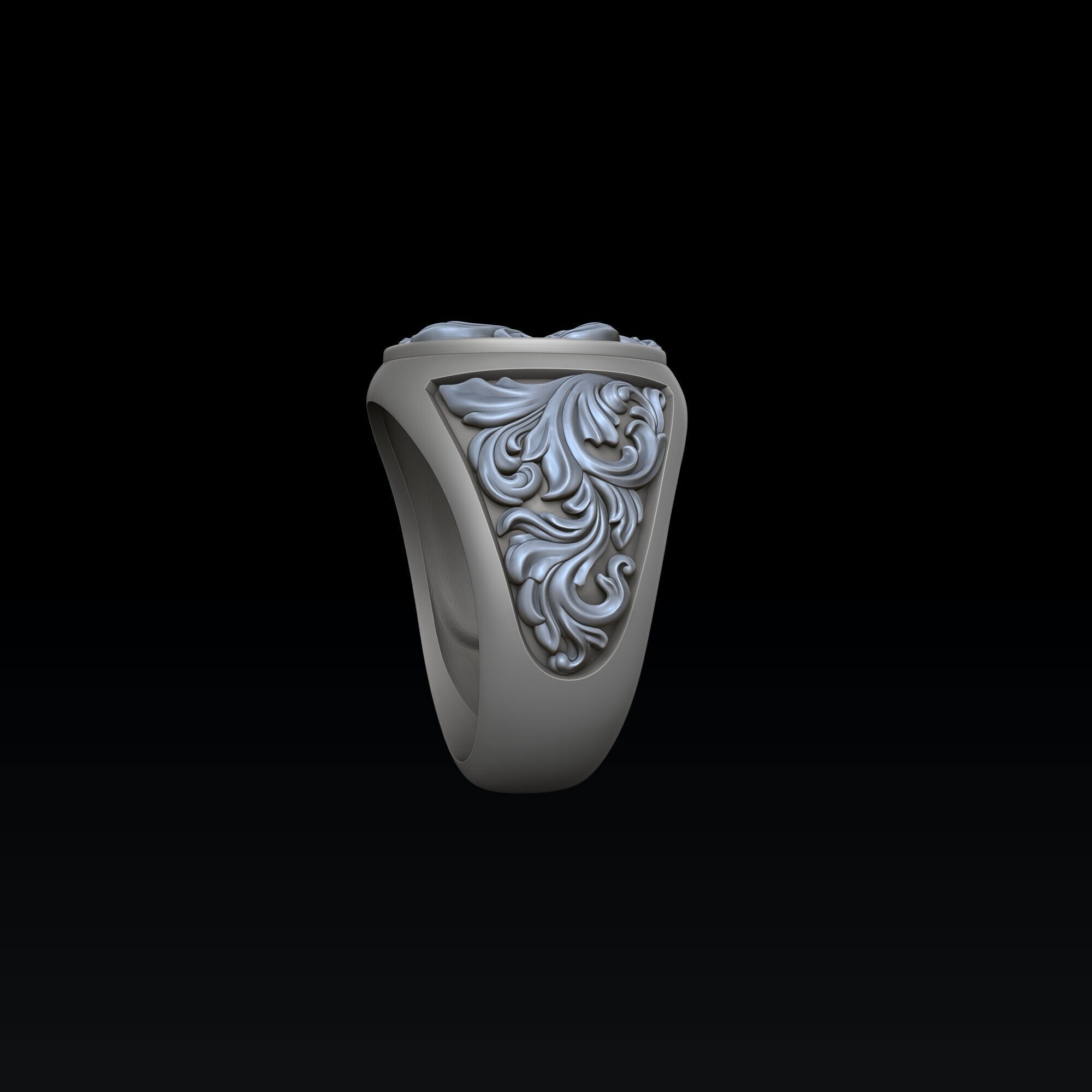 Ornamental Ring and Pendant Collection Set Pack 3D print model_2