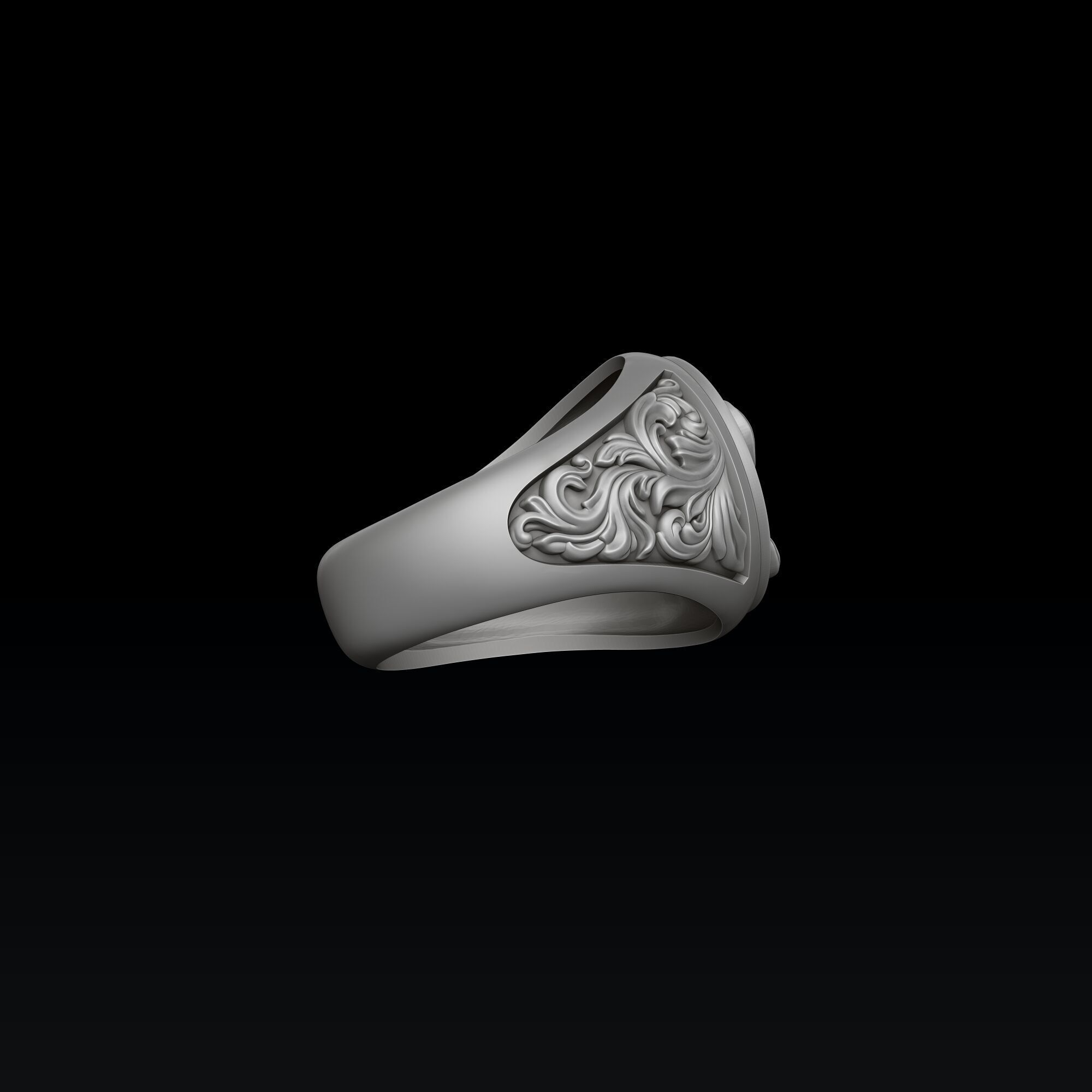 Ornamental Ring and Pendant Collection Set Pack 3D print model_3