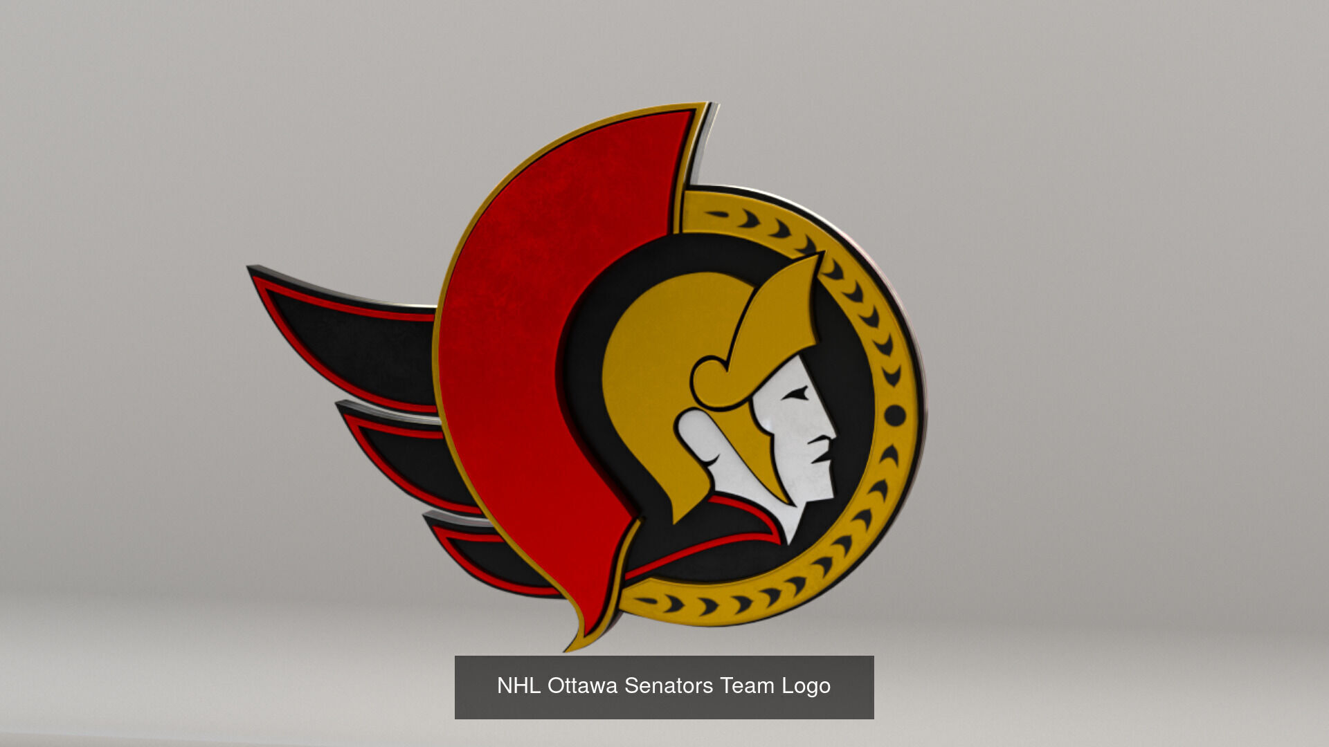 NHL All Teams Logos 3D Model Collection_49