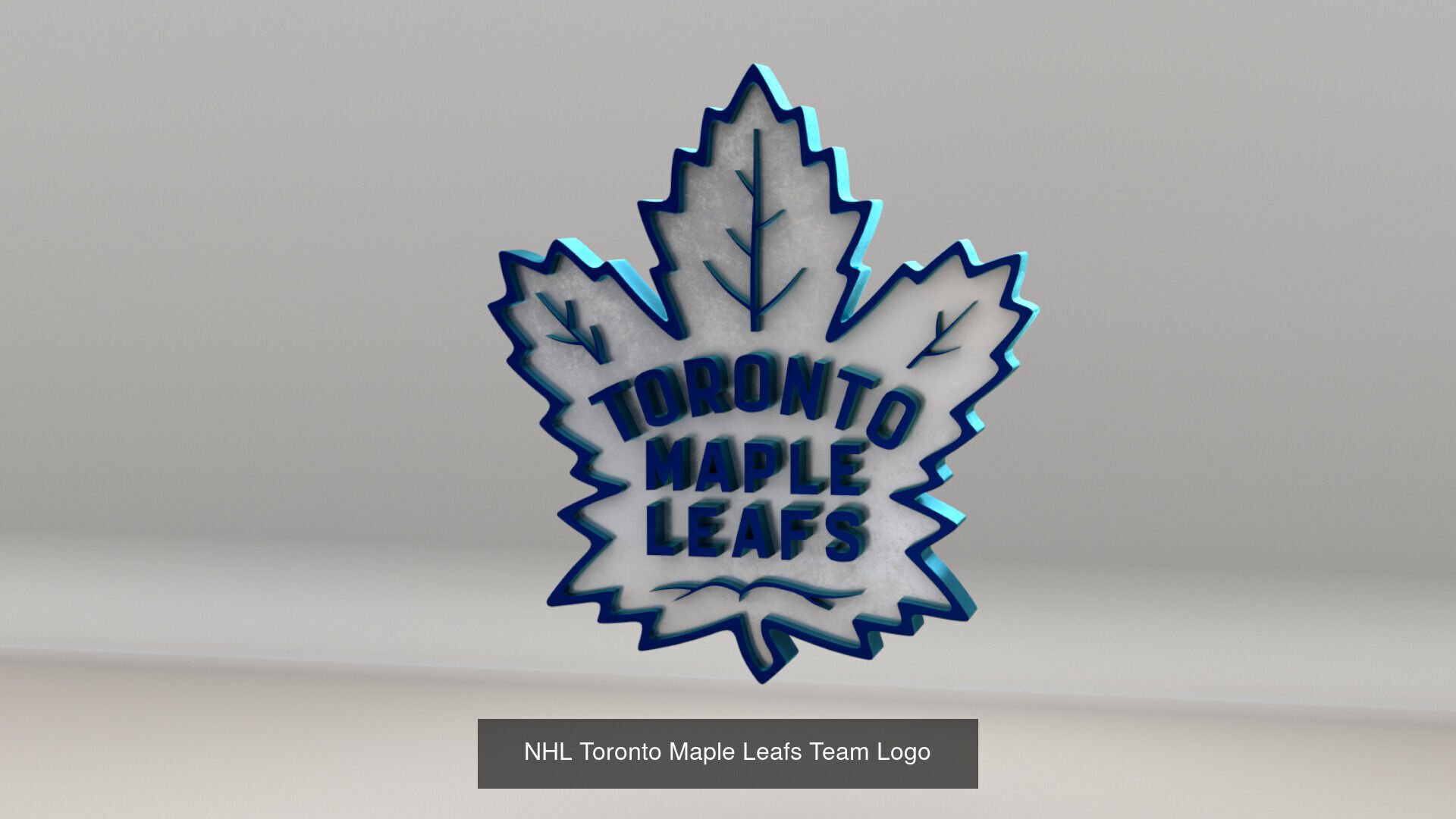 NHL All Teams Logos 3D Model Collection_56