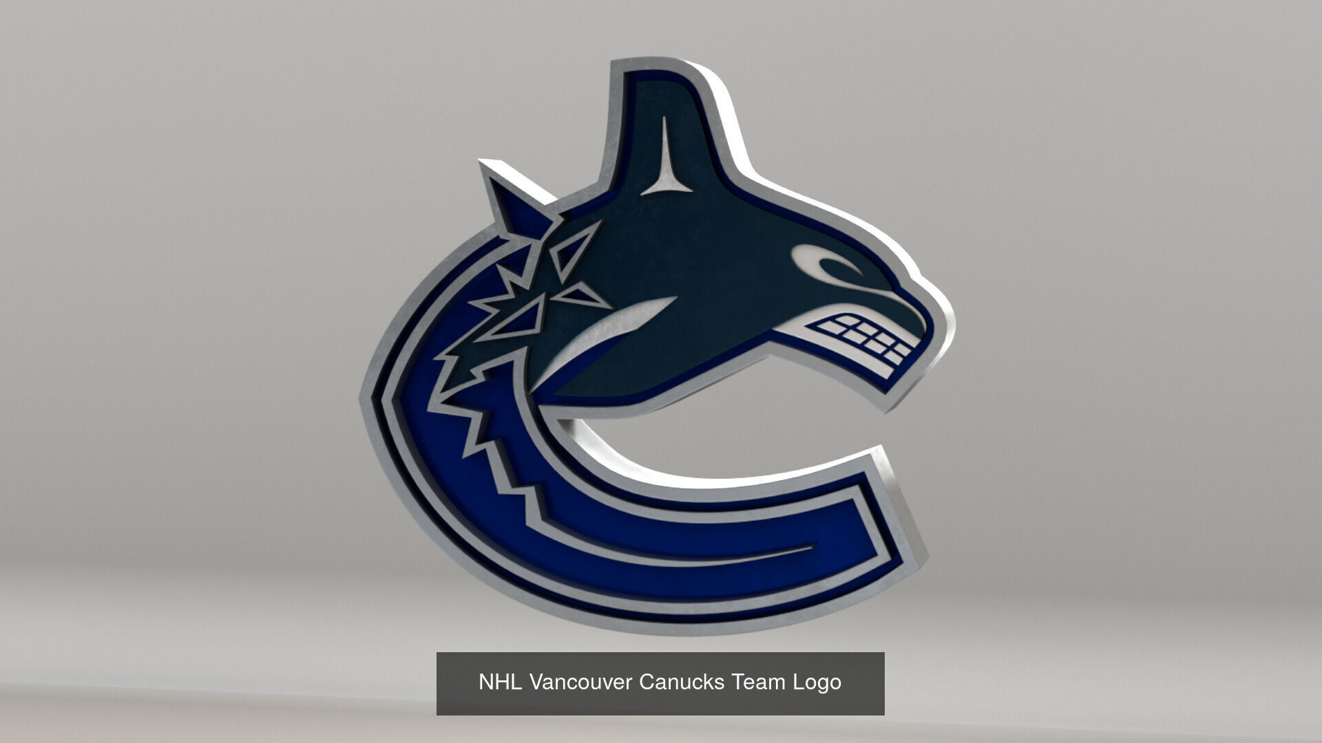 NHL All Teams Logos 3D Model Collection_57
