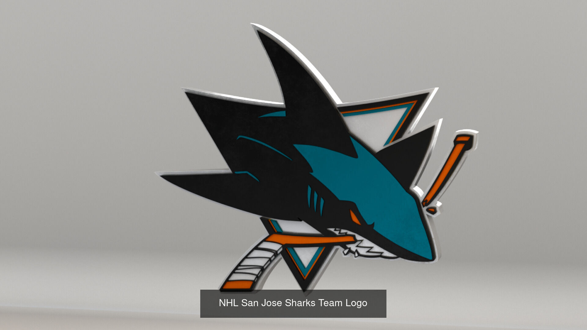 NHL All Teams Logos 3D Model Collection_52