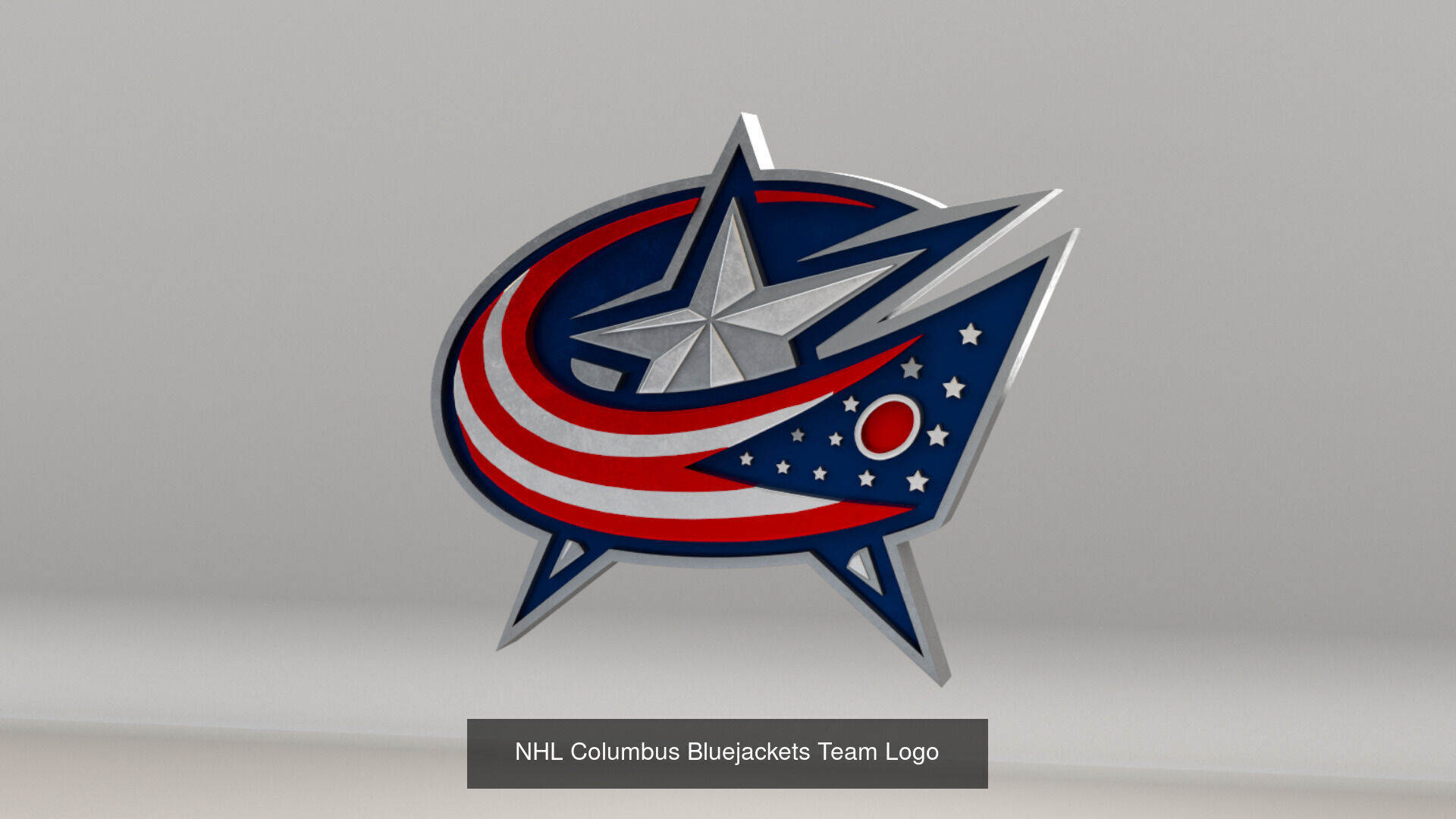 NHL All Teams Logos 3D Model Collection_41