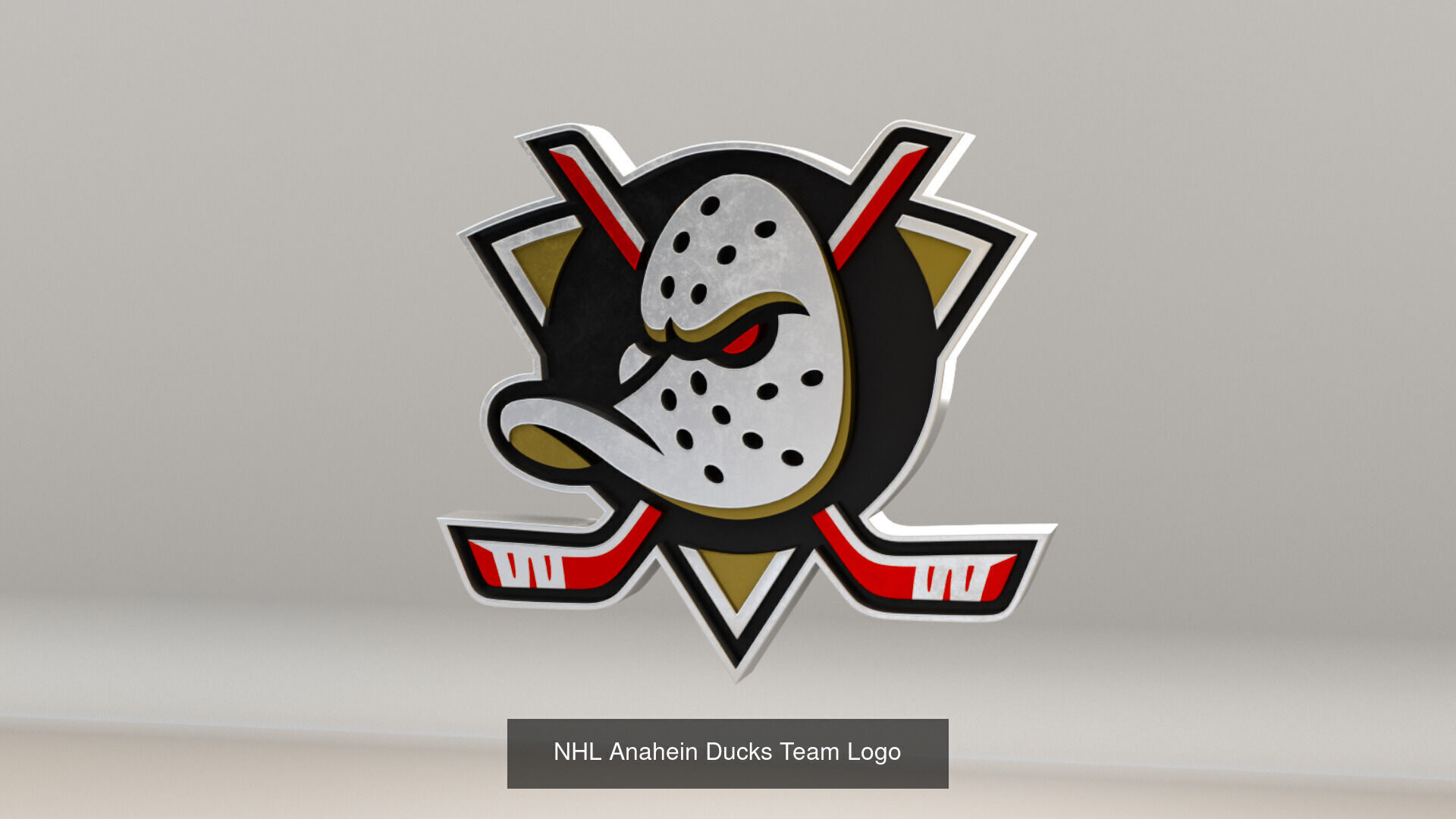 NHL All Teams Logos 3D Model Collection_36