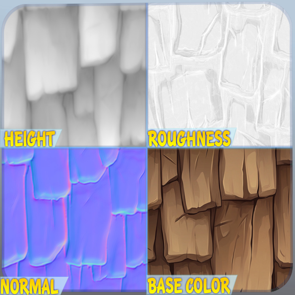 Stylized Roof Seamless Texture Texture_1