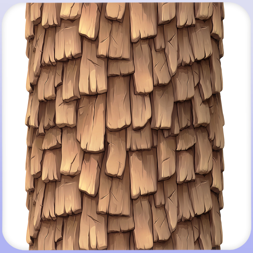 Stylized Roof Seamless Texture Texture_3