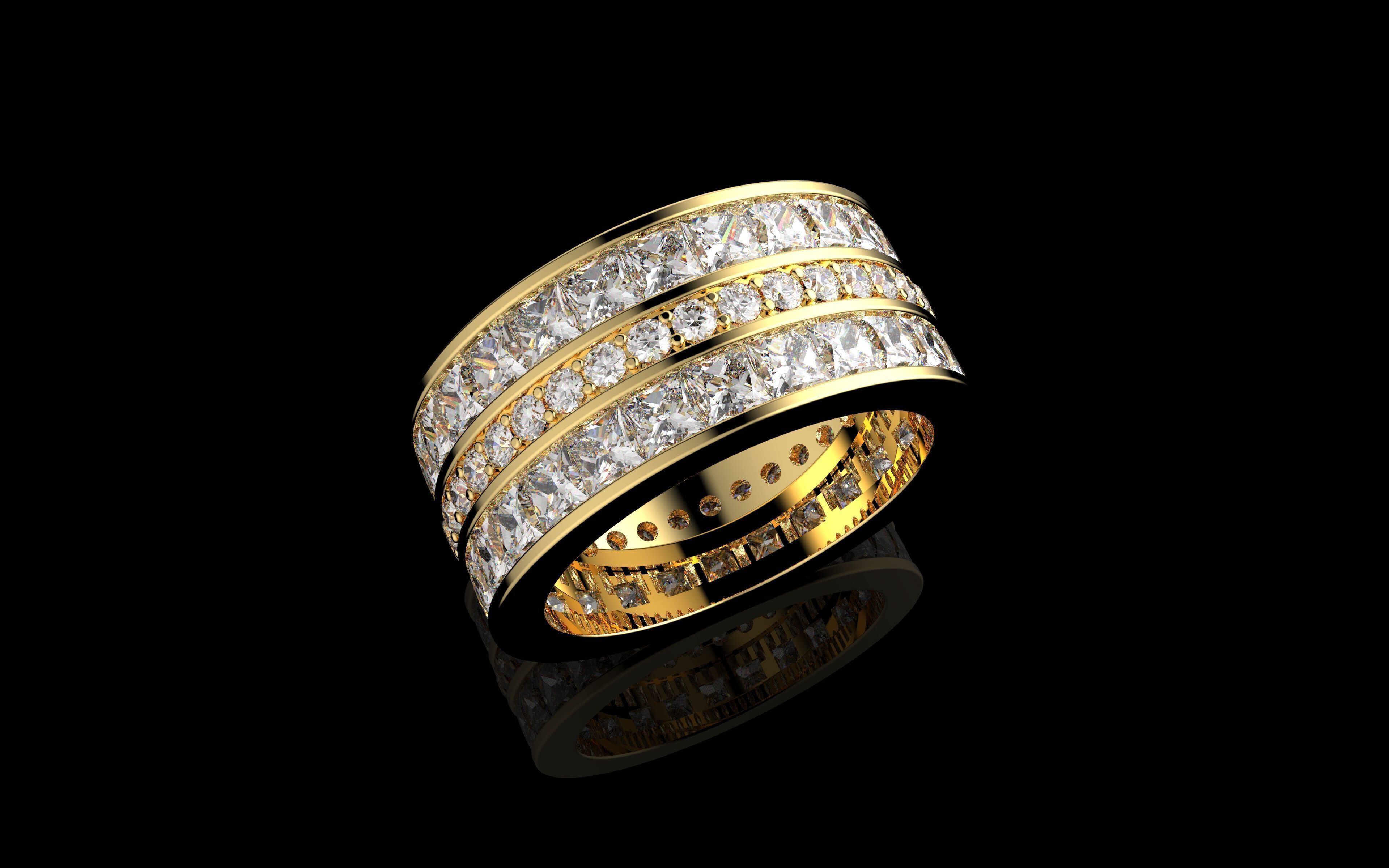 Gold N1261 3D print model_3