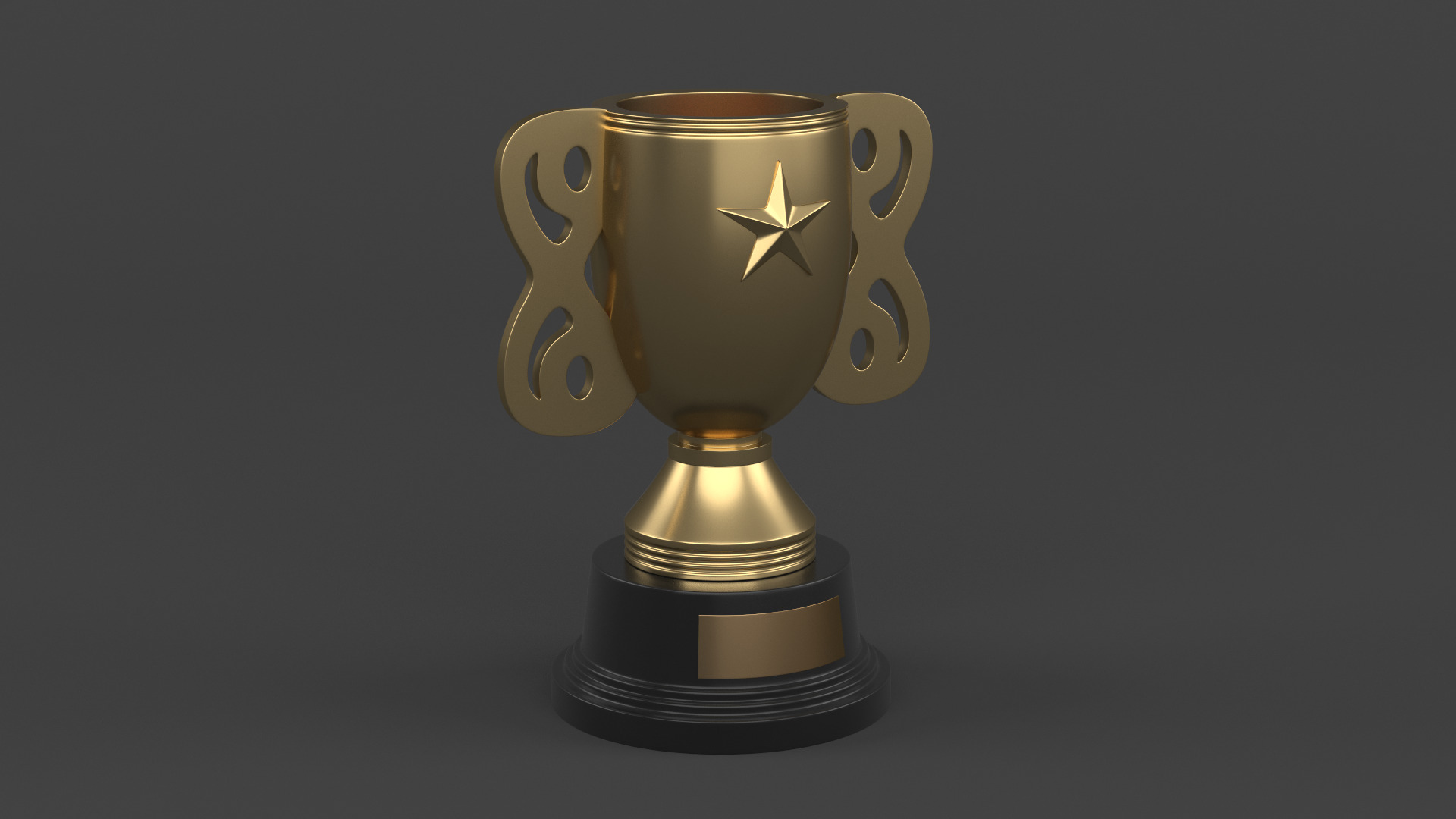 Trophy Cups 3D model_4