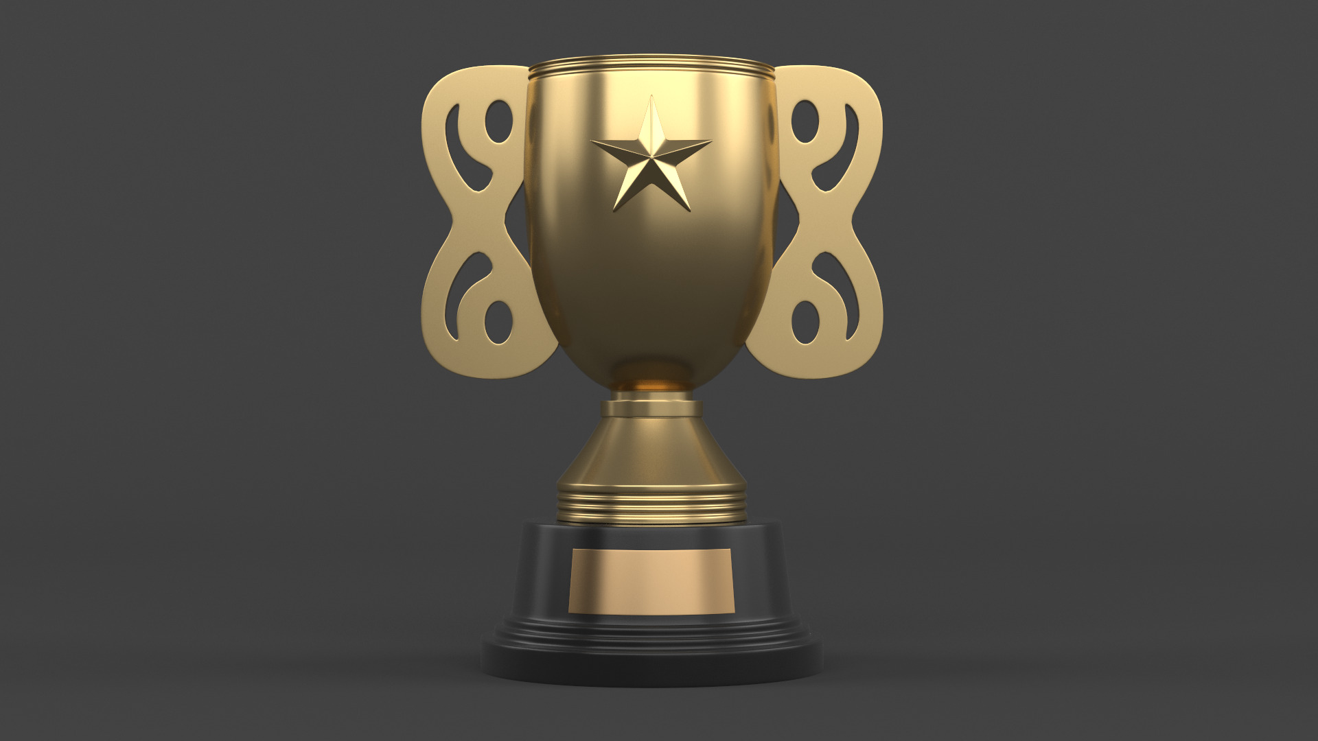 Trophy Cups 3D model_3