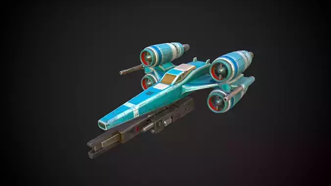 Stylized Space Craft 