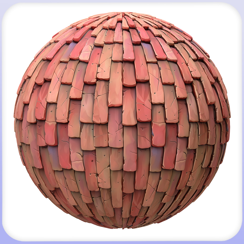  Stylized Roof Seamless Texture Texture_5