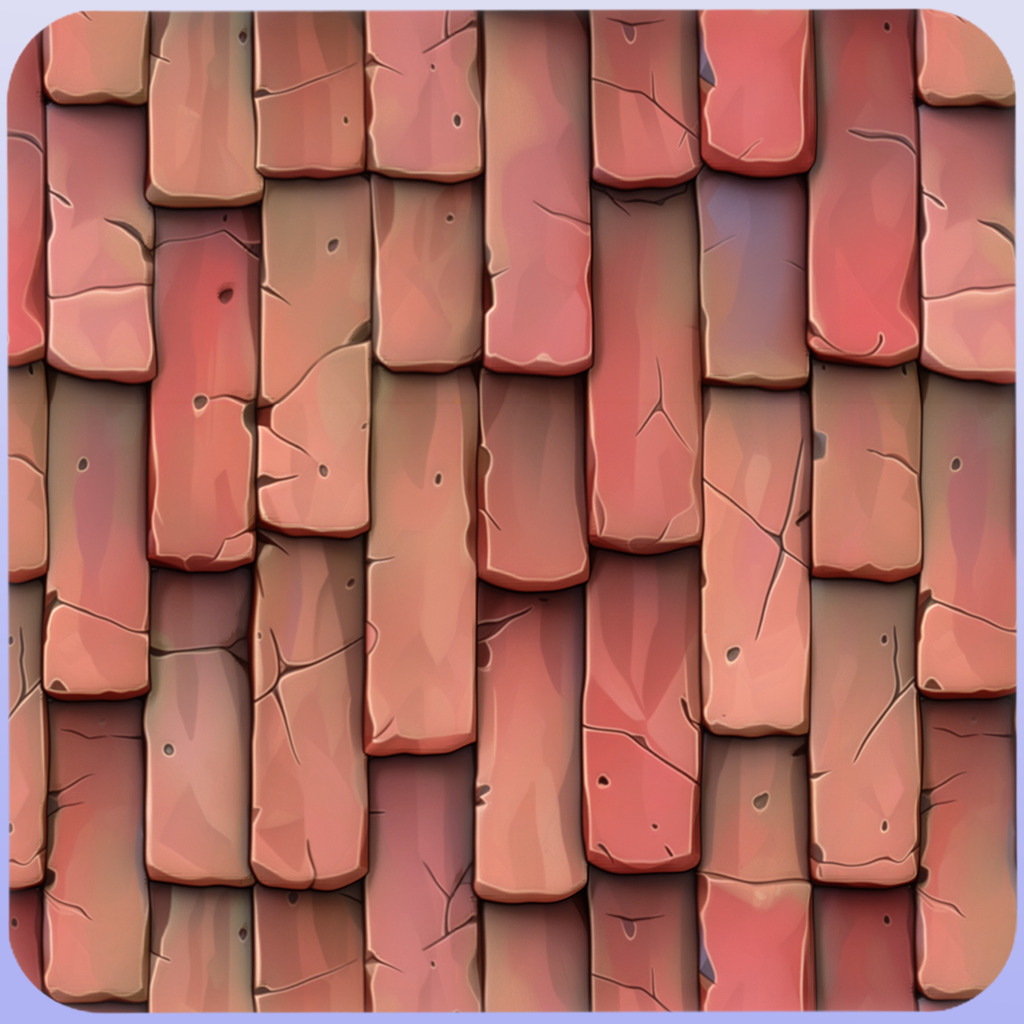  Stylized Roof Seamless Texture Texture_4