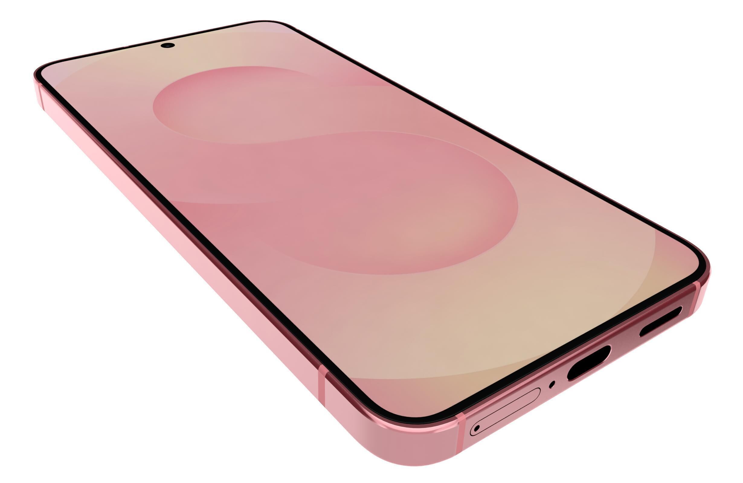 Samsung Galaxy S25 Plus Coralred 3D model_12