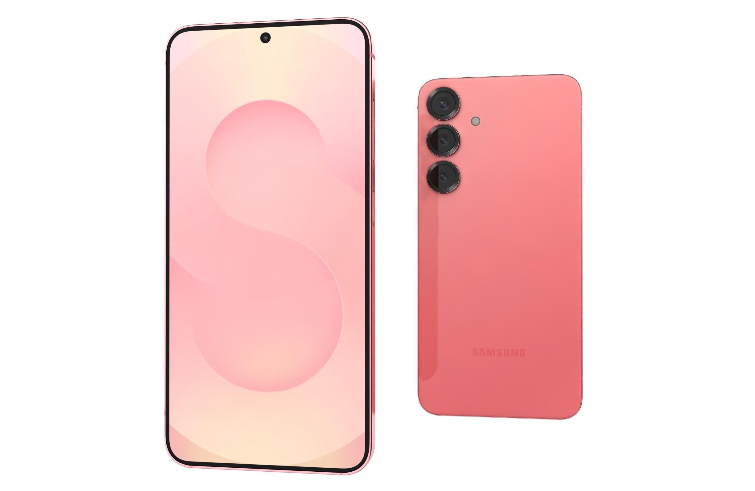 Samsung Galaxy S25 Plus Coralred 3D model_6