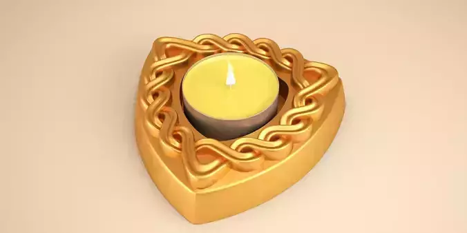 Tealight Holder Rope Effect Harmony V2