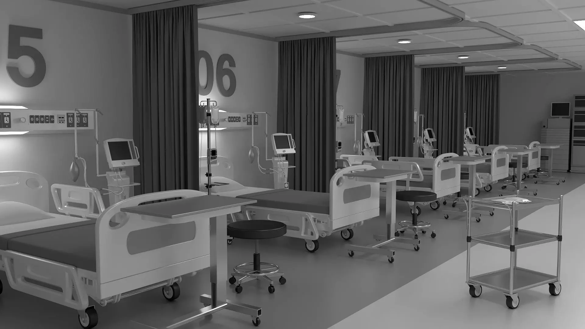 Recovery Room 3D model
