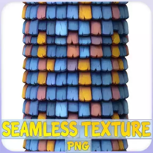 Stylized Roof Seamless Texture