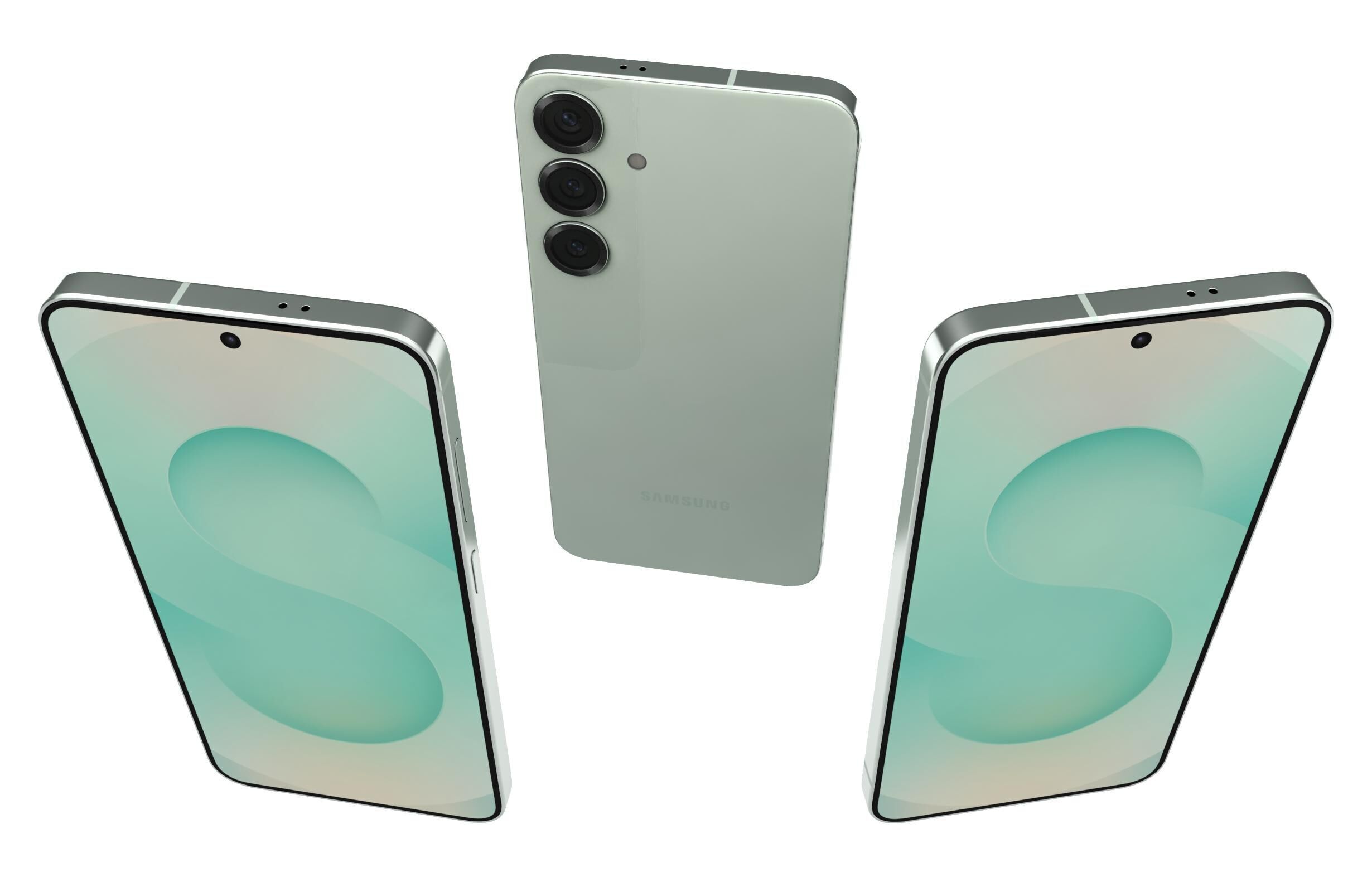 Samsung Galaxy S25 Plus Mint 3D model_1