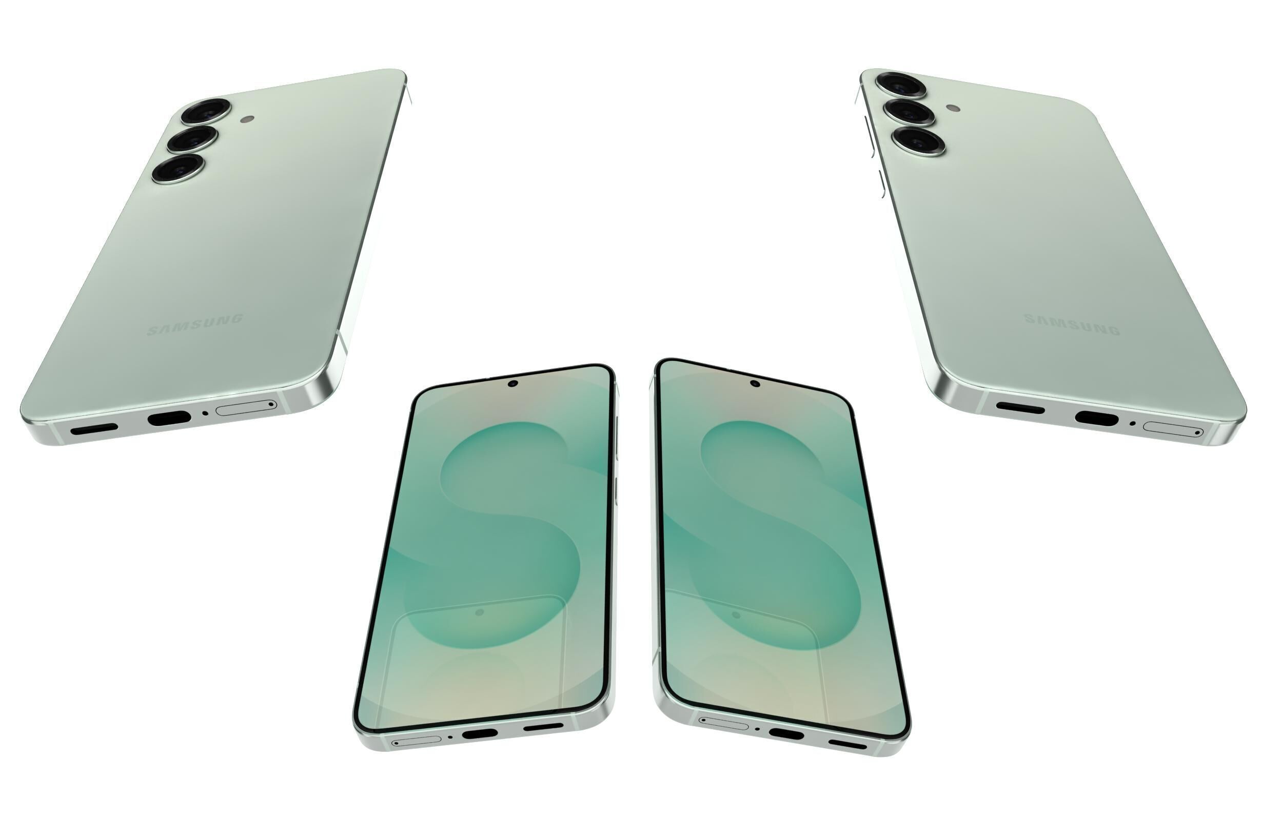Samsung Galaxy S25 Plus Mint 3D model_5