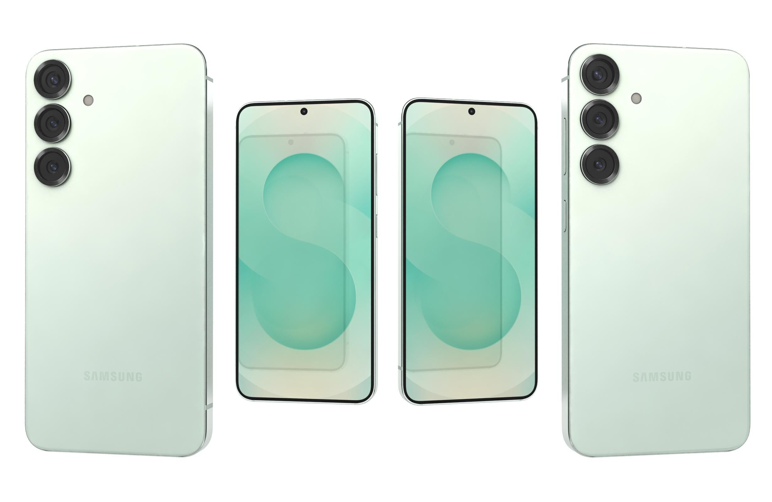 Samsung Galaxy S25 Plus Mint 3D model_3