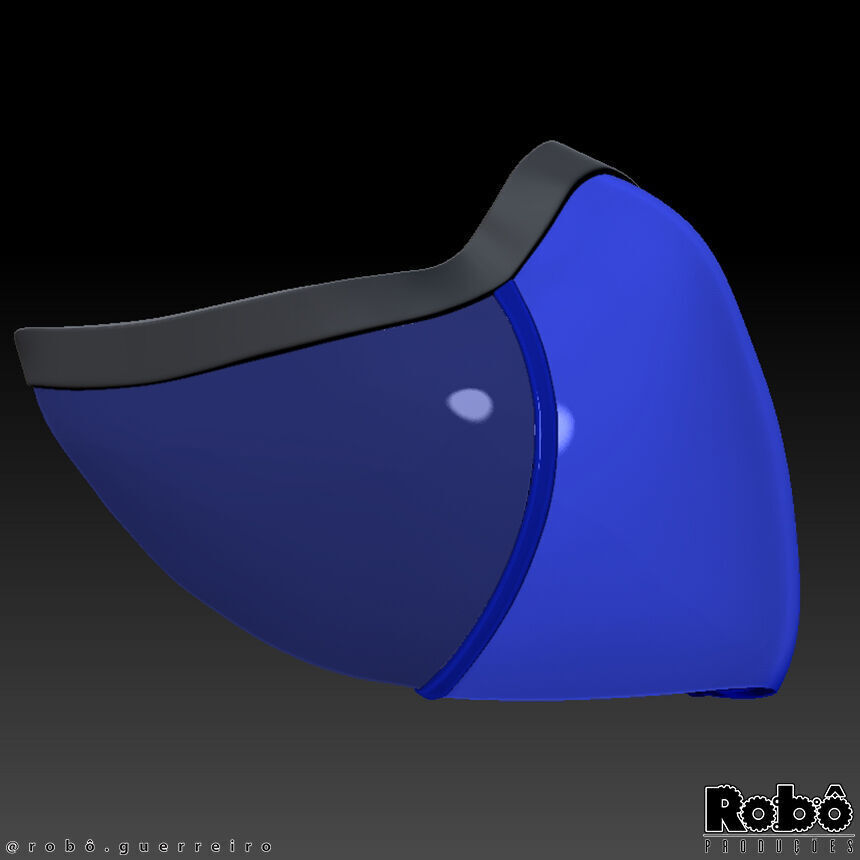 Kitana Mileena Klassic Mask - Bandana Cosplay - MK1 3D print model_4