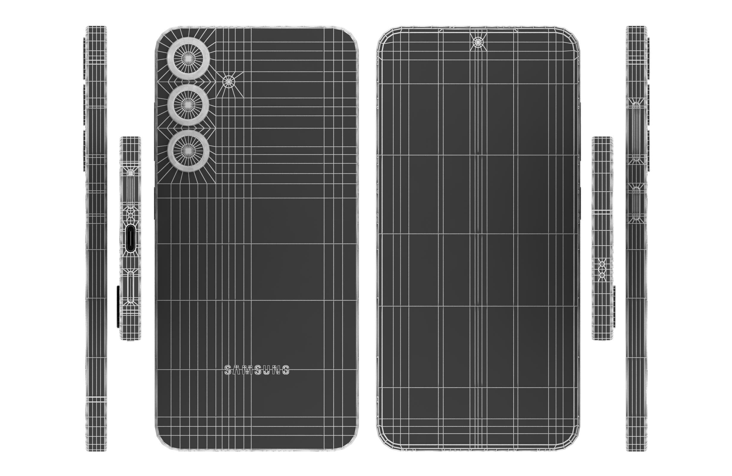 Samsung Galaxy S25 Plus Navy 3D model_16